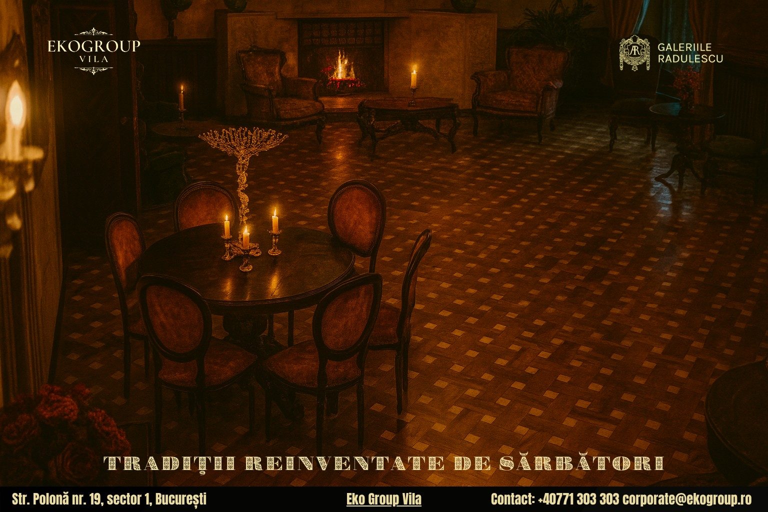 Târg de Crăciun: Eleganța și Nostalgia Anilor ’30 la Eko Group Vila 2 Târg de Crăciun: Eleganța și Nostalgia Anilor ’30 la Eko Group Vila