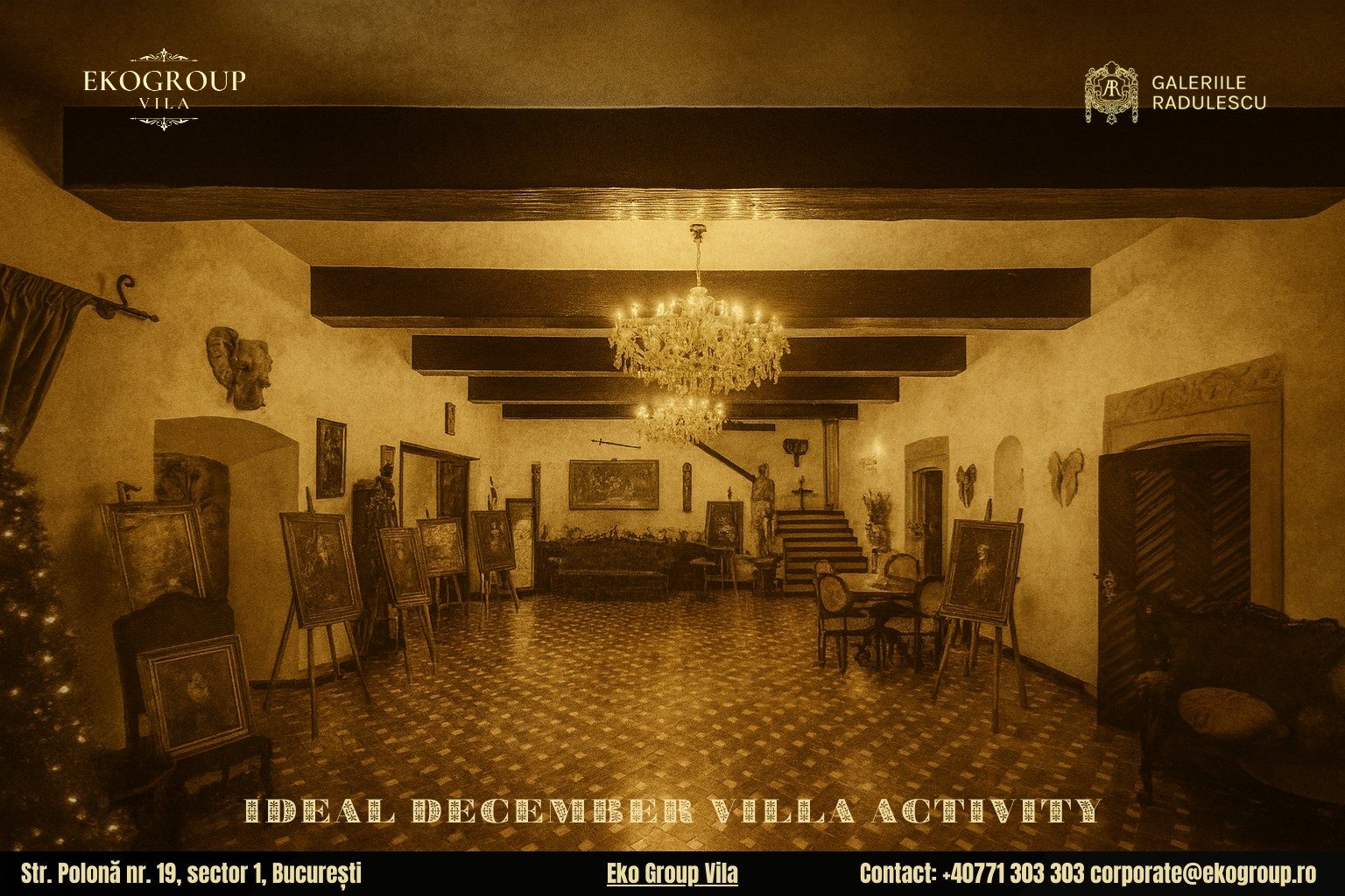 Zile libere decembrie: O călătorie în magia Crăciunului anilor ’30 la Eko Group Vila 6 Zile libere decembrie: O călătorie în magia Crăciunului anilor ’30 la Eko Group Vila